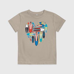 Детская футболка Sup serfing love