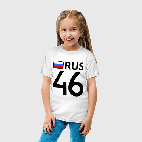 Детская футболка RUS 46 / Белый – фото 4