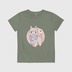 Детская футболка Милая лама