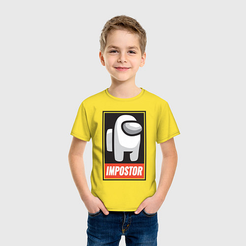 Детская футболка Among Us / Желтый – фото 3