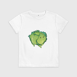 Детская футболка Симпатичная капуста