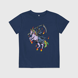 Детская футболка Смерть на единороге