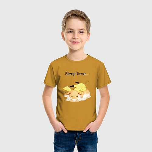 Детская футболка Сон / Горчичный – фото 3