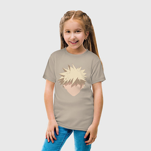 Детская футболка Katsuki stan / Миндальный – фото 4