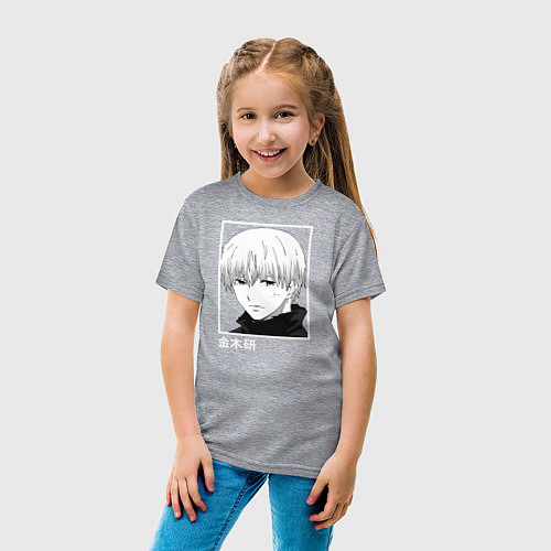 Детская футболка Кен Канеки / Меланж – фото 4