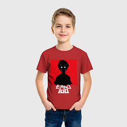 Футболка хлопковая детская Mob psycho 100 Z, цвет: красный — фото 2