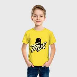 Футболка хлопковая детская True Rap, цвет: желтый — фото 2