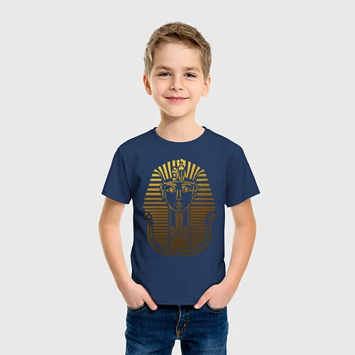 Детская футболка Тутанхамон / Тёмно-синий – фото 3
