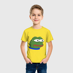 Футболка хлопковая детская Pepe MonkaS, цвет: желтый — фото 2