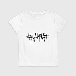 Футболка хлопковая детская 5diez scratches, цвет: белый
