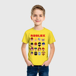 Футболка хлопковая детская ROBLOX, цвет: желтый — фото 2