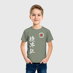 Футболка хлопковая детская Ghost of Tsushima, цвет: авокадо — фото 2
