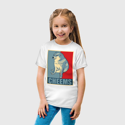 Детская футболка Малыш Чимс / Белый – фото 4