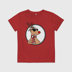 Детская футболка Олень Хипстер