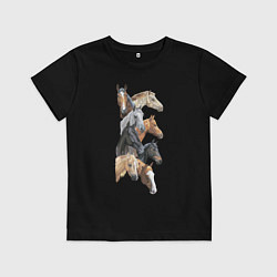 Детская футболка Лошади