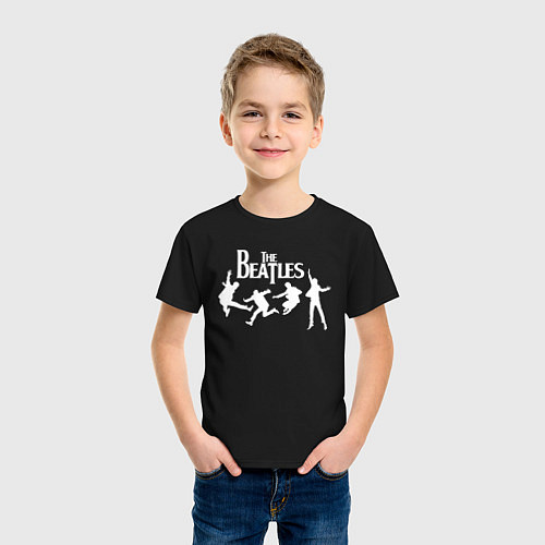 Детская футболка The Beatles / Черный – фото 3