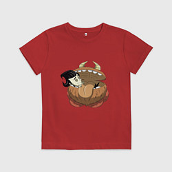 Футболка хлопковая детская Dont Starve, цвет: красный