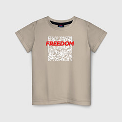 Детская футболка Свобода Freedom