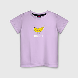 Футболка хлопковая детская RUSH BANANA, цвет: лаванда