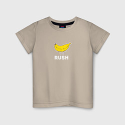 Футболка хлопковая детская RUSH BANANA, цвет: миндальный