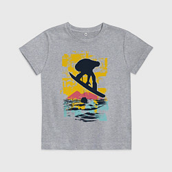 Детская футболка Snowboarding