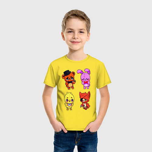 Детская футболка Старые друзья / Желтый – фото 3