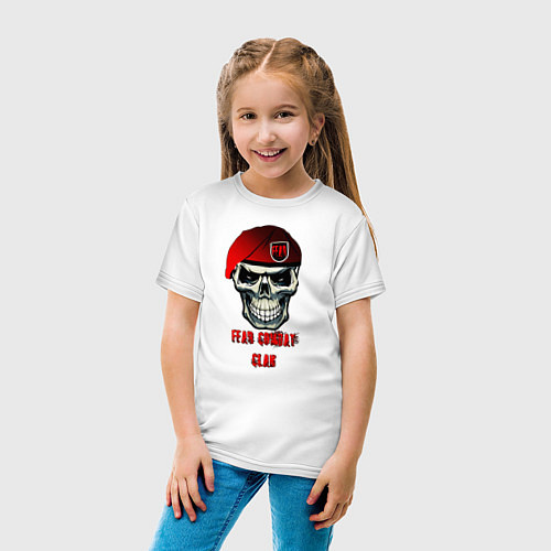 Детская футболка Skull War / Белый – фото 4