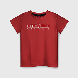 Футболка хлопковая детская KIROSHI OPTICALS, цвет: красный