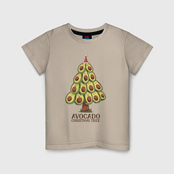 Детская футболка Avocado Christmas Tree