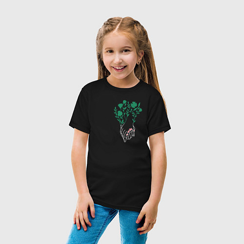 Детская футболка Flo / Черный – фото 4