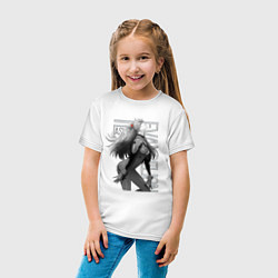 Футболка хлопковая детская Евангелион, цвет: белый — фото 2