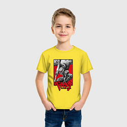 Футболка хлопковая детская BERSERK БЕРСЕРК, цвет: желтый — фото 2