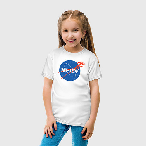 Детская футболка Nerv / Белый – фото 4