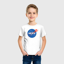 Футболка хлопковая детская Nerv, цвет: белый — фото 2