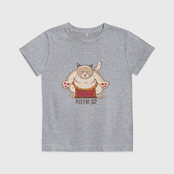 Детская футболка Толстый Кот Сумо