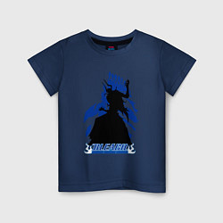 Футболка хлопковая детская Shinigami Bleach, цвет: тёмно-синий