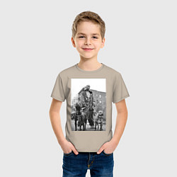 Футболка хлопковая детская Рэпер DMX, цвет: миндальный — фото 2