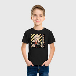 Футболка хлопковая детская Моя геройская академия Бакуго, цвет: черный — фото 2