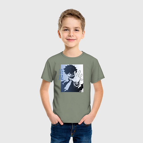 Детская футболка Моя геройская академия Даби / Авокадо – фото 3