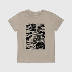 Детская футболка PORSCHE ПОРШЕ КОЛЛАЖ