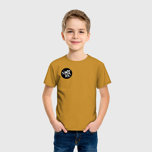 Детская футболка Nerv / Горчичный – фото 3