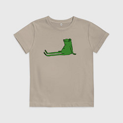 Детская футболка Лягушка приуныла