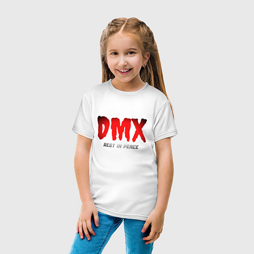 Детская футболка DMX - Rest In Peace / Белый – фото 4