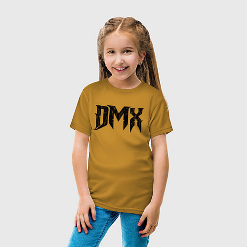 Детская футболка DMX Logo Z / Горчичный – фото 4