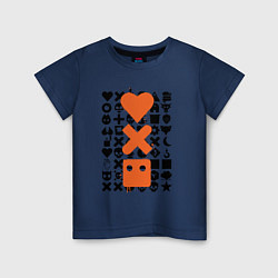 Футболка хлопковая детская Love Death & Robots, цвет: тёмно-синий