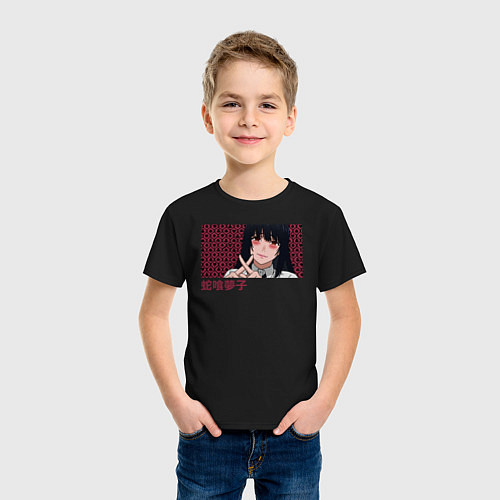 Детская футболка Юмэко Вайфу / Черный – фото 3