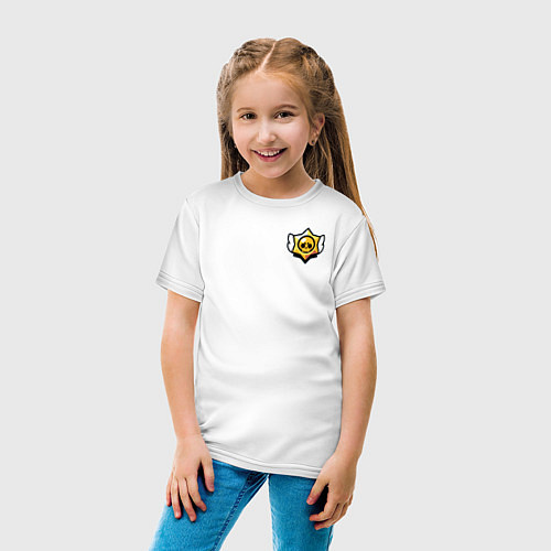Детская футболка Brawl stars / Белый – фото 4