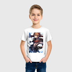 Футболка хлопковая детская Tartaglia, цвет: белый — фото 2