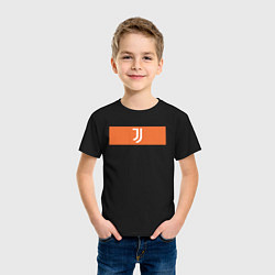 Футболка хлопковая детская Juventus Tee Cut & Sew 2021, цвет: черный — фото 2