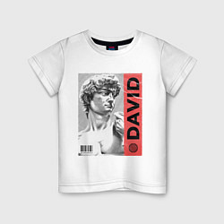 Детская футболка Обложка журнала Статуя Давида
